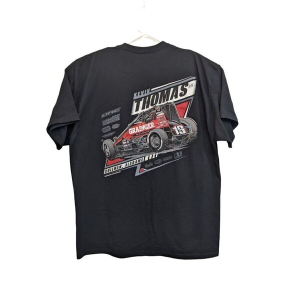 Kevin Thomas Jr size 2XL Black Sprint Racing T-Shirt Cullman, Alabama 2019 - Picture 3 of 5